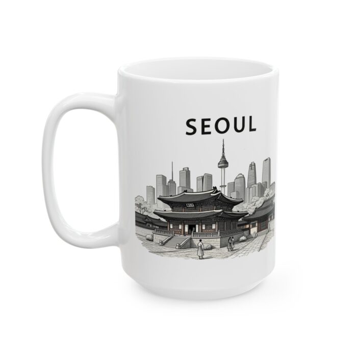 SEOUL Ceramic Mug, (11oz, 15oz) - Image 7