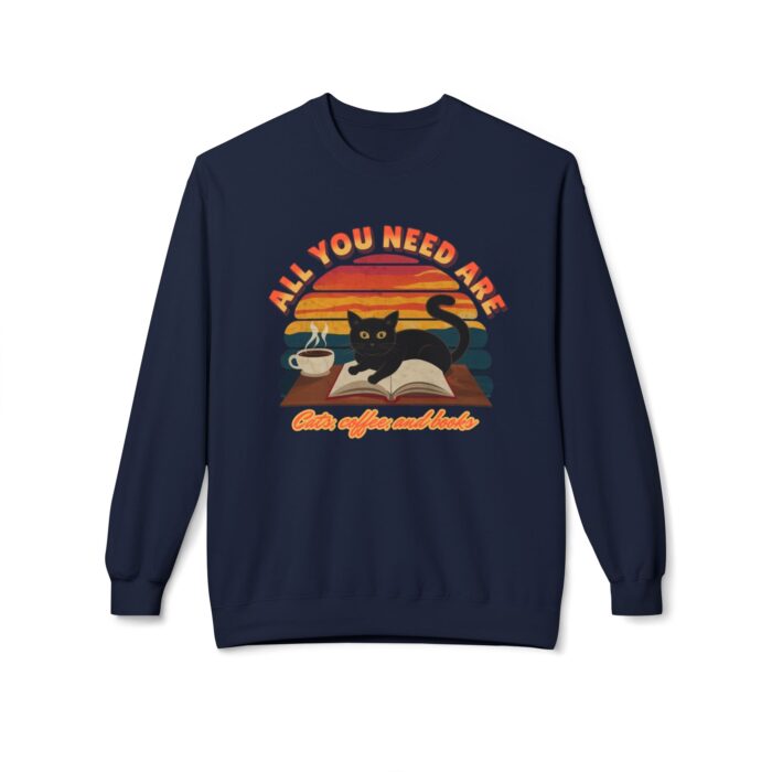 All you need are Unisex Midweight Softstyle Fleece Crewneck Sweatshirt - Image 41