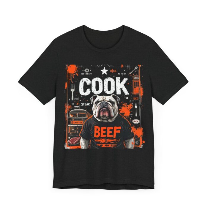 Cook Beef Unisex Jersey Short Sleeve Tee - Image 7