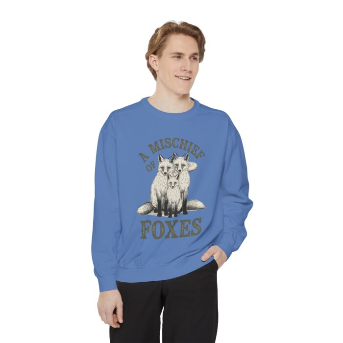 A mischief of Foxes Unisex Garment-Dyed Sweatshirt - Image 31