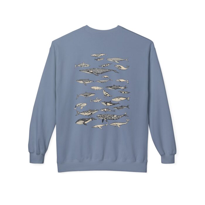 For Whales Unisex Midweight Softstyle Fleece Crewneck Sweatshirt - Image 10