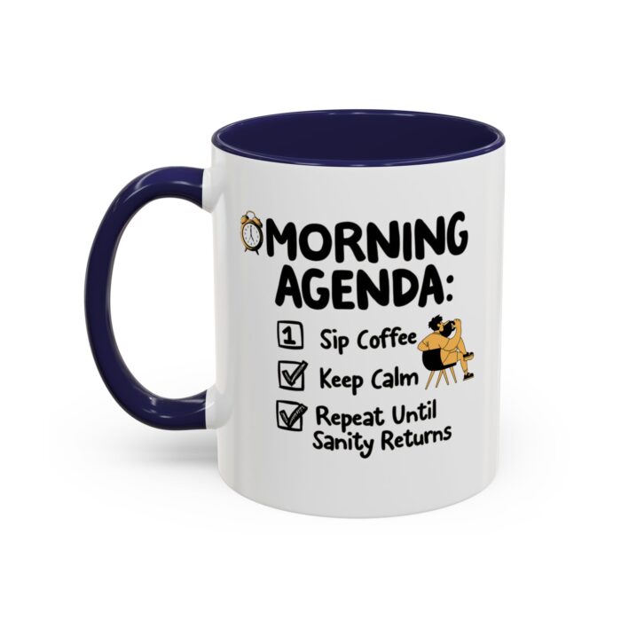 Morning Agenda Accent Coffee Mug (11, 15oz) - Image 7