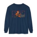 According to the will of God Rockin' Tiger Long Sleeve T-Shirt – Unisex Garment-Dyed Tee