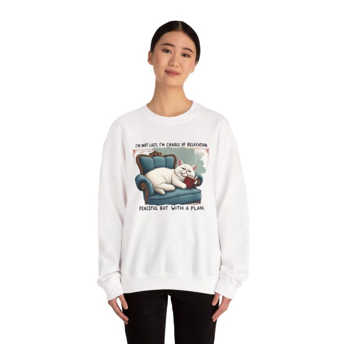I'm not lazy Unisex Heavy Blend™ Crewneck Sweatshirt - Image 4