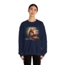 Reading brightens life, even the bear Unisex Heavy Blend™ Crewneck Sweatshirt