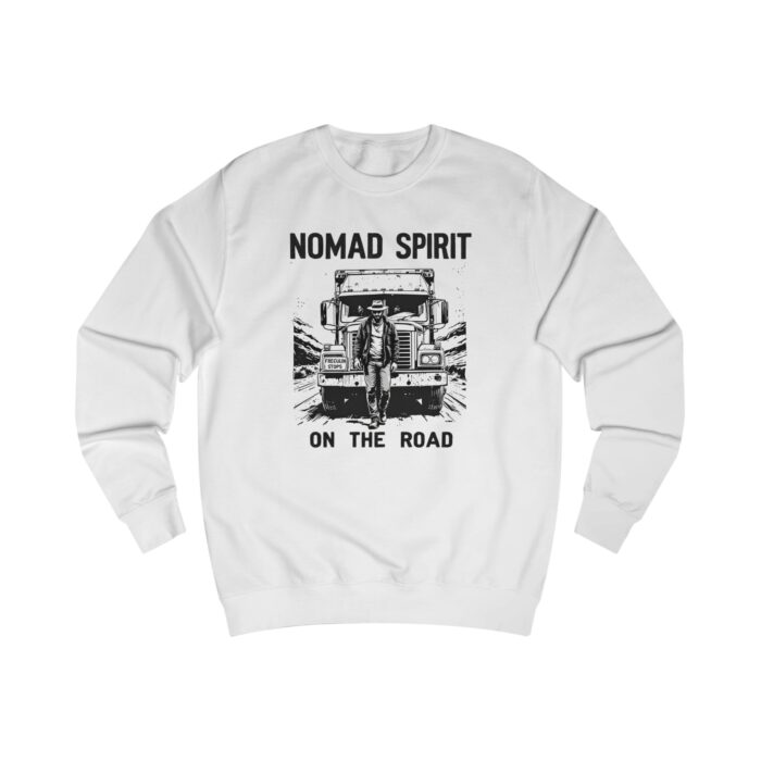 "meta_description": "Discover the NOMAD SPIRIT Unisex Sweatshirt: comfort meets style with a cotton-polyester blend.",
