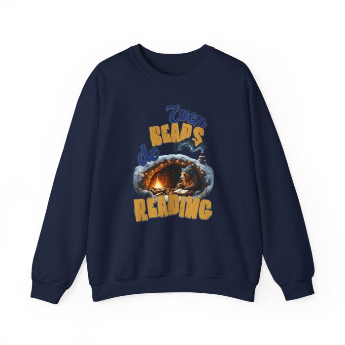 Even bears do reading Unisex Heavy Blend™ Crewneck Sweatshirt - Image 33