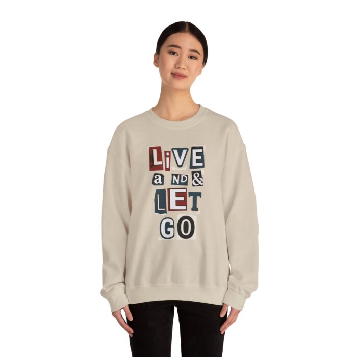 Live and let go Unisex Heavy Blend™ Crewneck Sweatshirt - Image 12