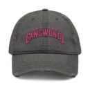 Korea Gangwondo Distressed Dad Hat with Embroidery