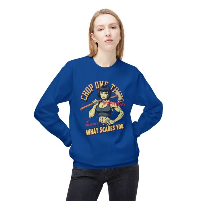 CHOP ONE THING Unisex Midweight Softstyle Fleece Crewneck Sweatshirt - Image 23