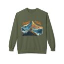Conquer the peaks Unisex Midweight Softstyle Fleece Crewneck Sweatshirt