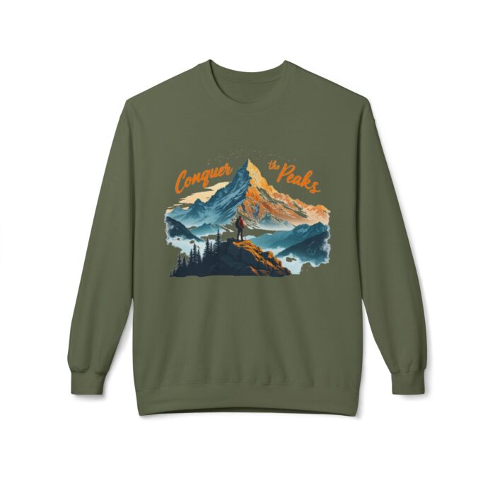 Conquer the peaks Unisex Midweight Softstyle Fleece Crewneck Sweatshirt - Image 21