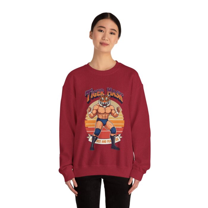 Tiger Mask Unisex Heavy Blend™ Crewneck Sweatshirt - Image 36