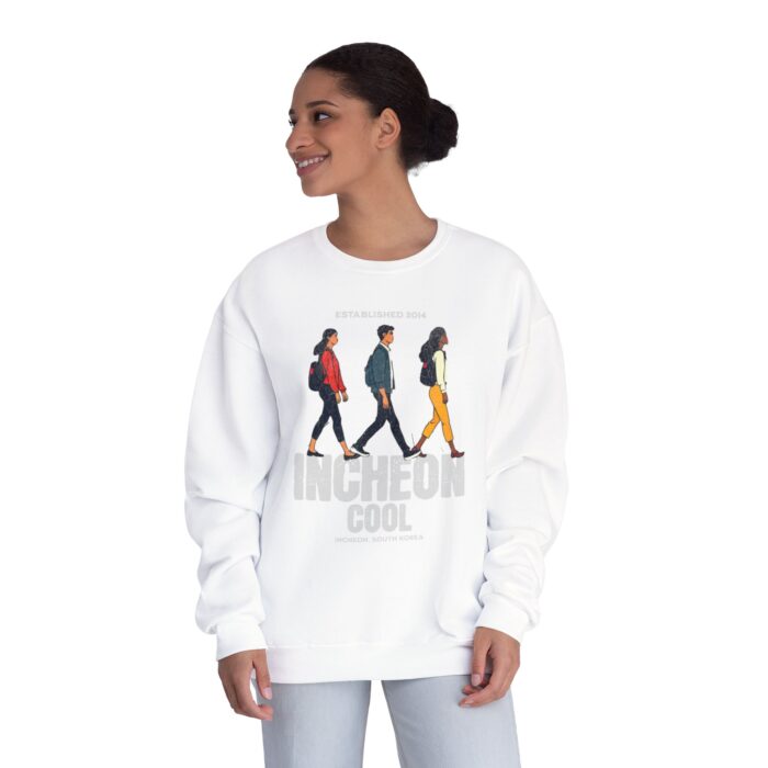 Incheon Cool Unisex NuBlend® Crewneck Sweatshirt - Image 4