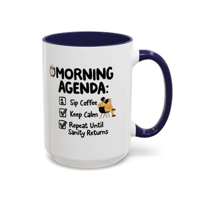 Morning Agenda Accent Coffee Mug (11, 15oz) - Image 22