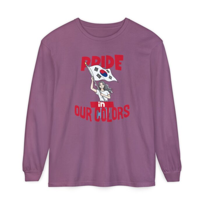 Pride in our colors Unisex Garment-dyed Long Sleeve T-Shirt - Image 21