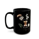 Brewing Coffee Black Mug (11oz, 15oz)