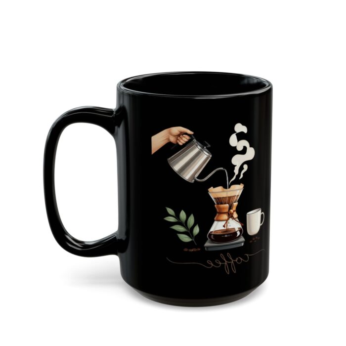 Brewing Coffee Black Mug (11oz, 15oz) - Image 7