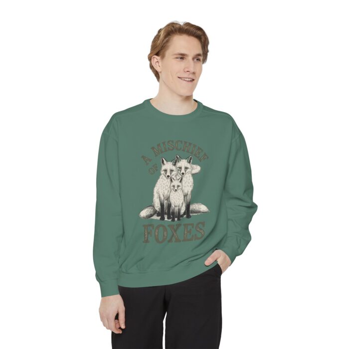A mischief of Foxes Unisex Garment-Dyed Sweatshirt - Image 23