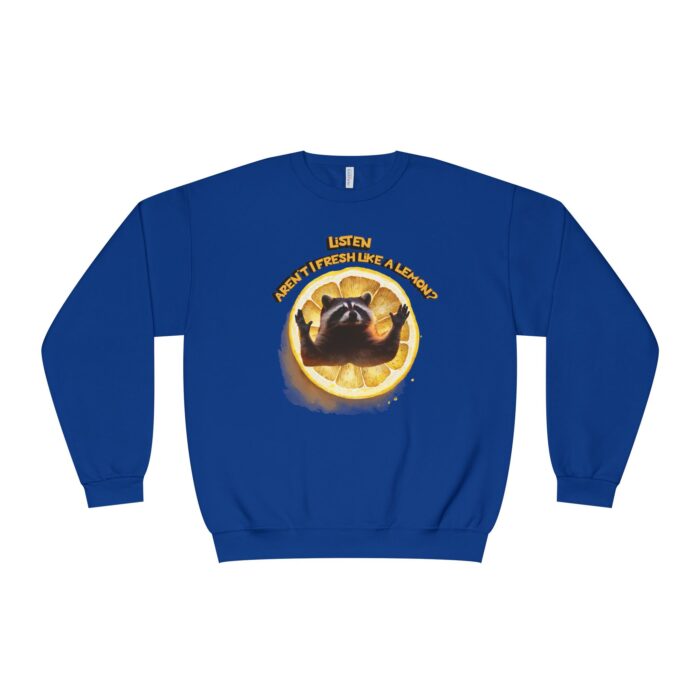 Lemonish racoon Unisex NuBlend® Crewneck Sweatshirt - Image 25
