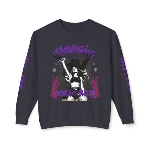 Classic Rock Unisex Lightweight Crewneck Sweatshirt - 2025 Concert Vibes