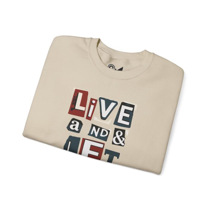 Live and let go Unisex Heavy Blend™ Crewneck Sweatshirt - Image 11