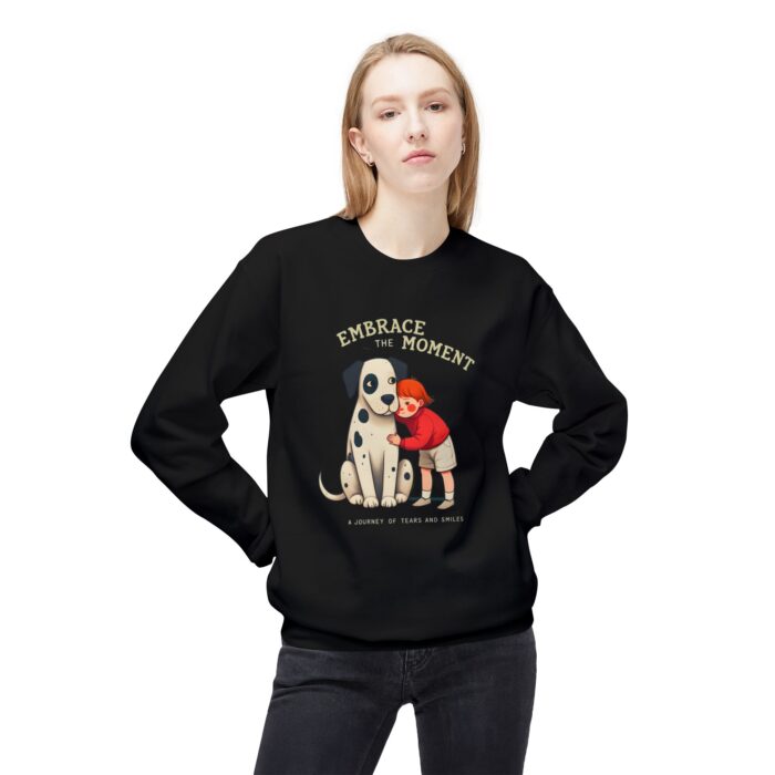 Embrace the moments Unisex Midweight Softstyle Fleece Crewneck Sweatshirt - Image 11
