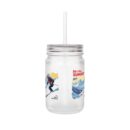 Ski the summit Mason Jar