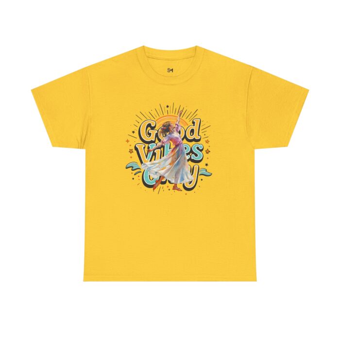 Good vibes only Unisex Heavy Cotton Tee - Image 21