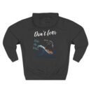Ride with wave Three-Panel Fleece Hoodie