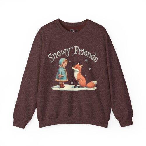 Snowy Friends Unisex Heavy Blend™ Crewneck Sweatshirt