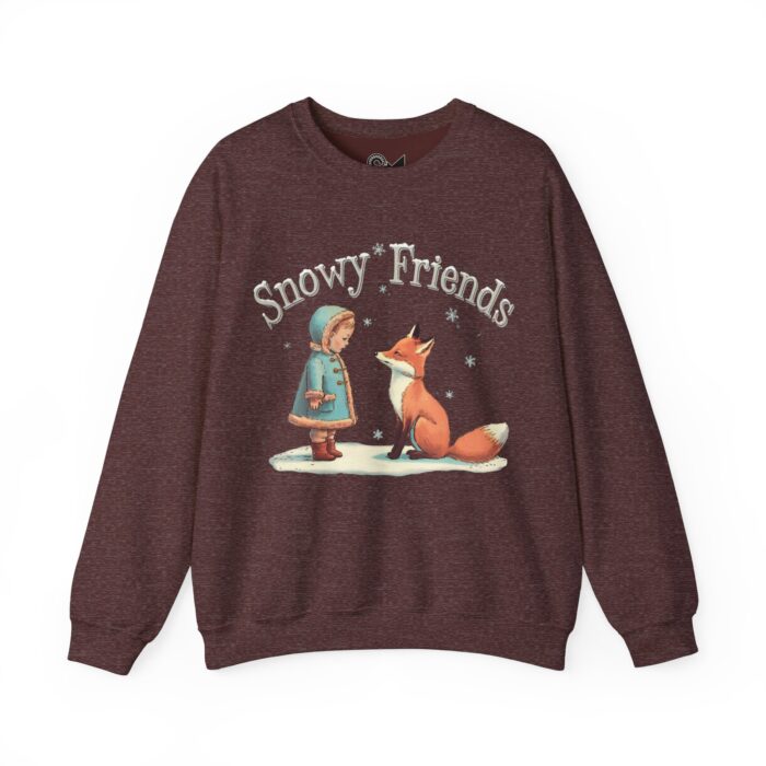 Snowy Friends Unisex Heavy Blend™ Crewneck Sweatshirt