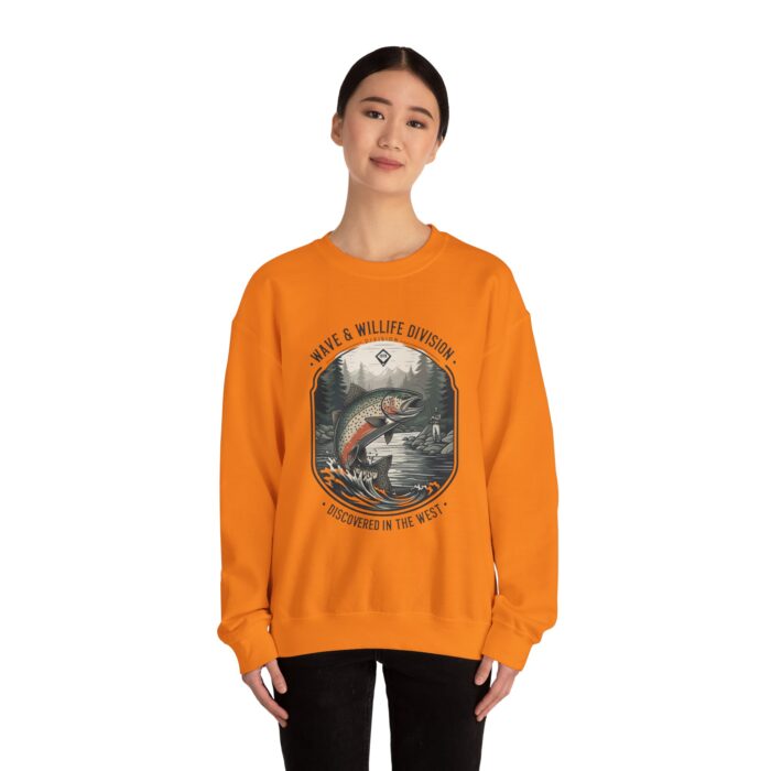 Discovered in the west Unisex Heavy Blend™ Crewneck Sweatshirt - Image 16
