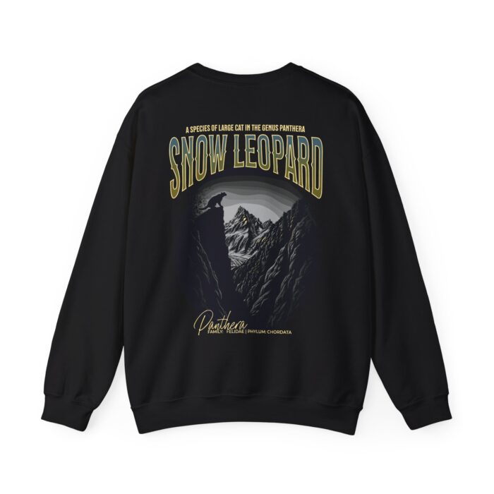 Snow leopard Unisex Heavy Blend™ Crewneck Sweatshirt - Image 2
