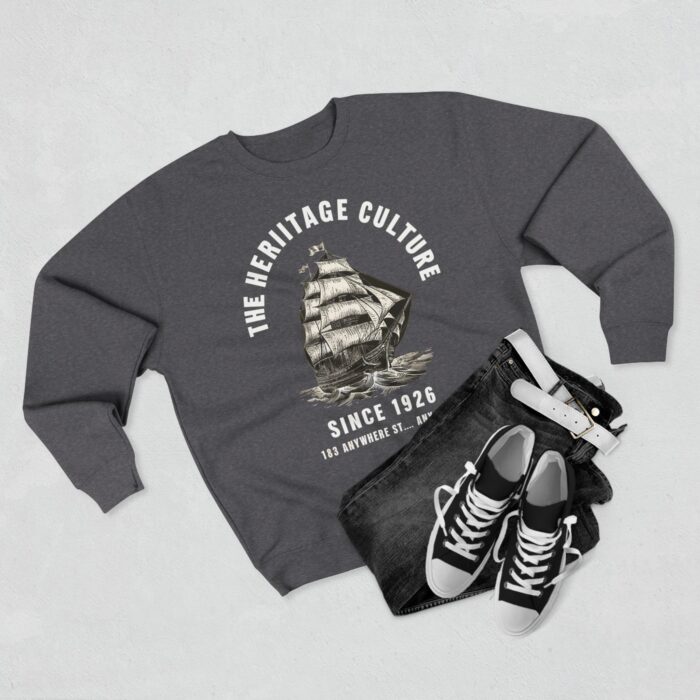 The heritage Culture Unisex Crewneck Sweatshirt - Image 3