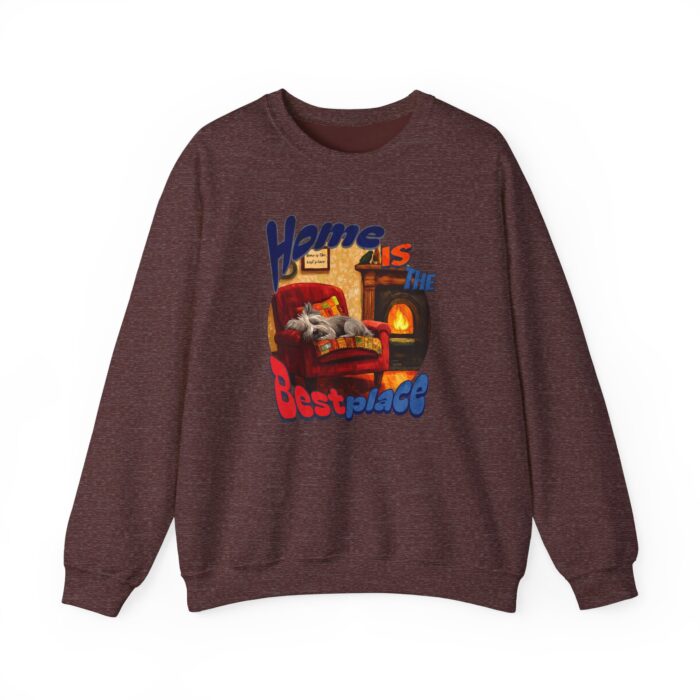 Home is the best place Unisex Heavy Blend™ Crewneck Sweatshirt - Image 5
