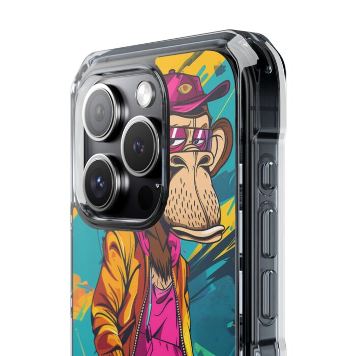 Stylish Ape Magnetic Clear Impact Cases - Image 8