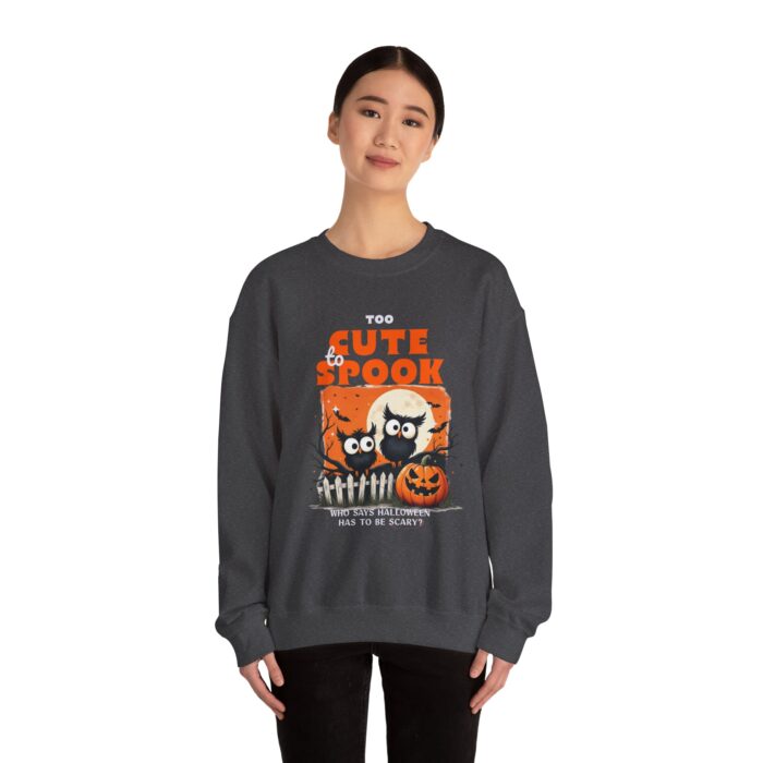 Too cute to spook Unisex Heavy Blend™ Crewneck Sweatshirt - Image 16