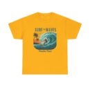 Surf the waves Unisex Heavy Cotton Tee