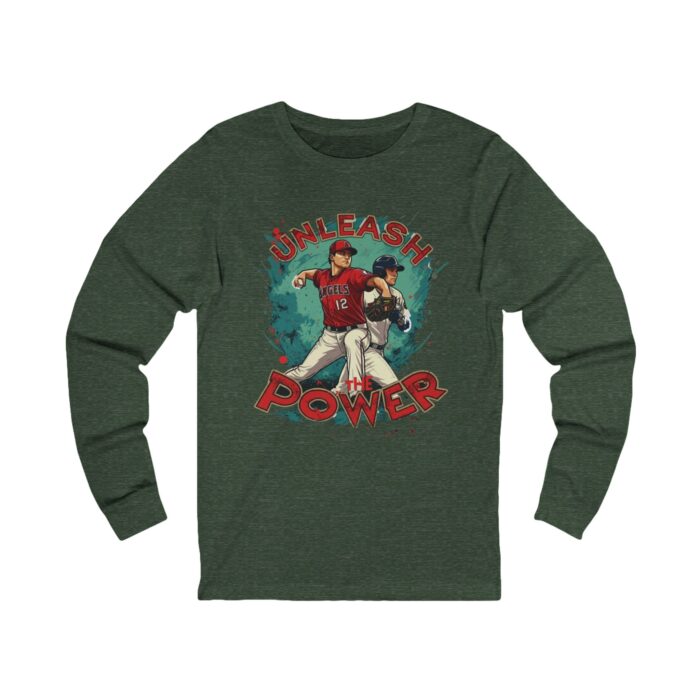 Unleash the power Unisex Jersey Long Sleeve Tee - Image 9