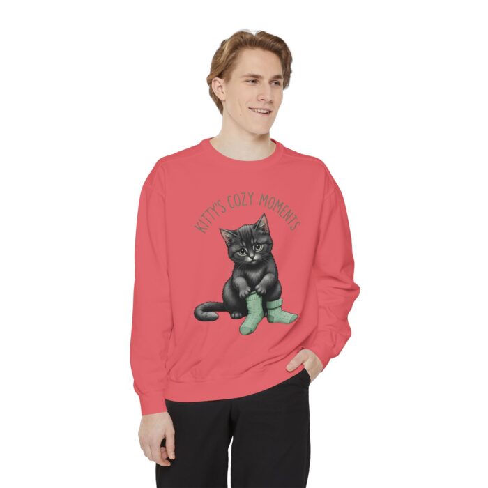 Kittt's cozy moment Unisex Garment-Dyed Sweatshirt - Image 31