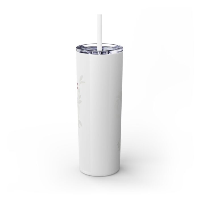 Elegance in tradition Skinny Tumbler with Straw, 20oz - Image 3
