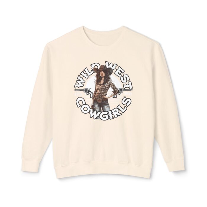 Wild West Cowgirls Unisex Lightweight Crewneck Sweatshirt - Image 5