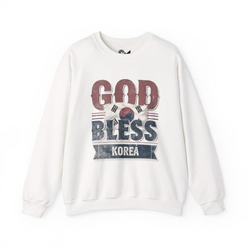 God bless Korea Unisex Heavy Blend™ Crewneck Sweatshirt