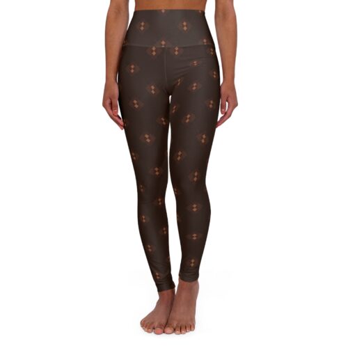 Autumn Argyle High Waisted Yoga Leggings (AOP)