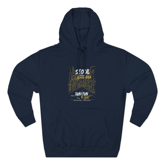 Seoul Good Idea Three-Panel Fleece Hoodie - Perfect for Urban Adventures - Image 5