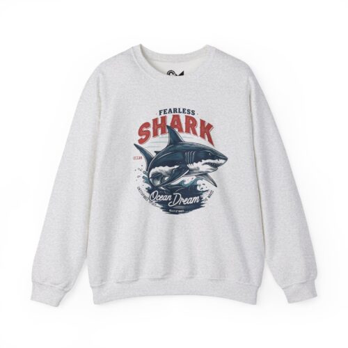 Fearless shark Unisex Heavy Blend™ Crewneck Sweatshirt