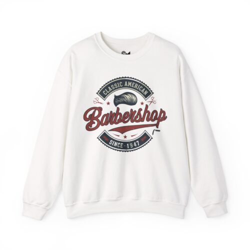 Classic American barbershop Unisex Heavy Blend™ Crewneck Sweatshirt