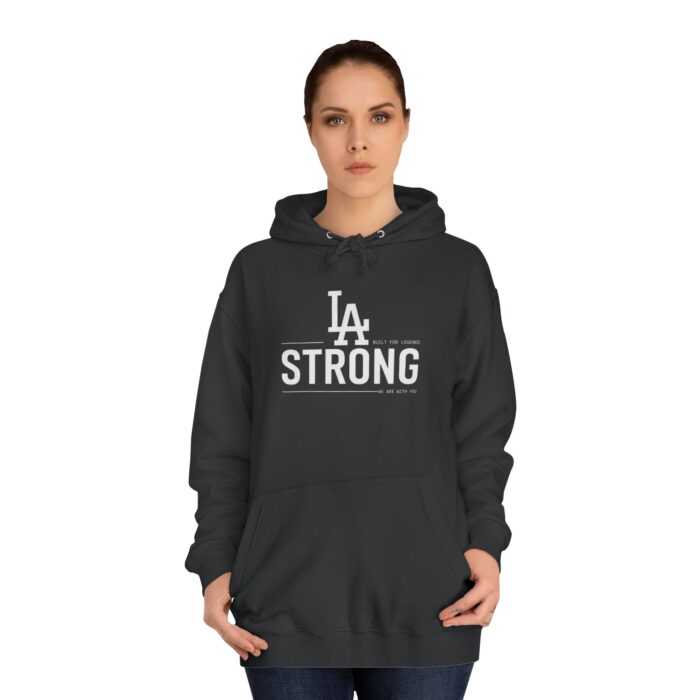LA STRONG Unisex College Hoodie - Image 8
