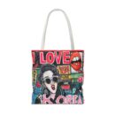 I love Korea Tote Bag (AOP)